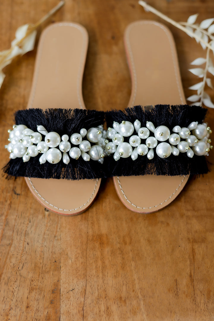 Janelle Pearl Sandals- 2 colors