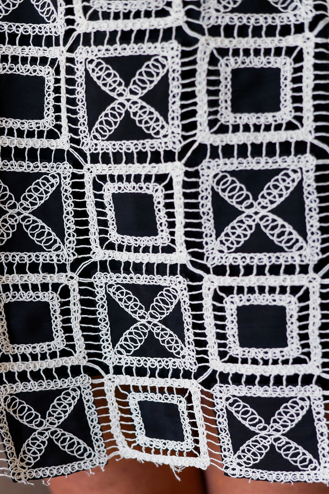 Kenny Crochet Mini Dress