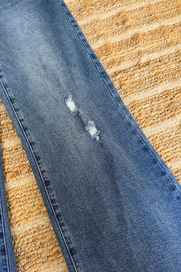 Wren Asym. Wide Leg Jeans - 2 Colors