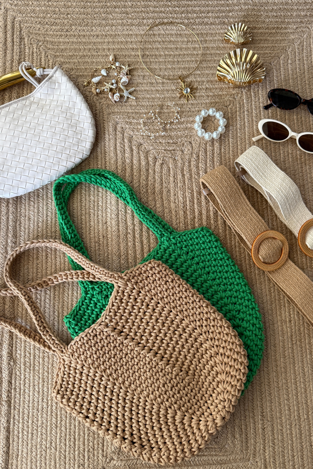 Raffia Round Belt - 2 Colors