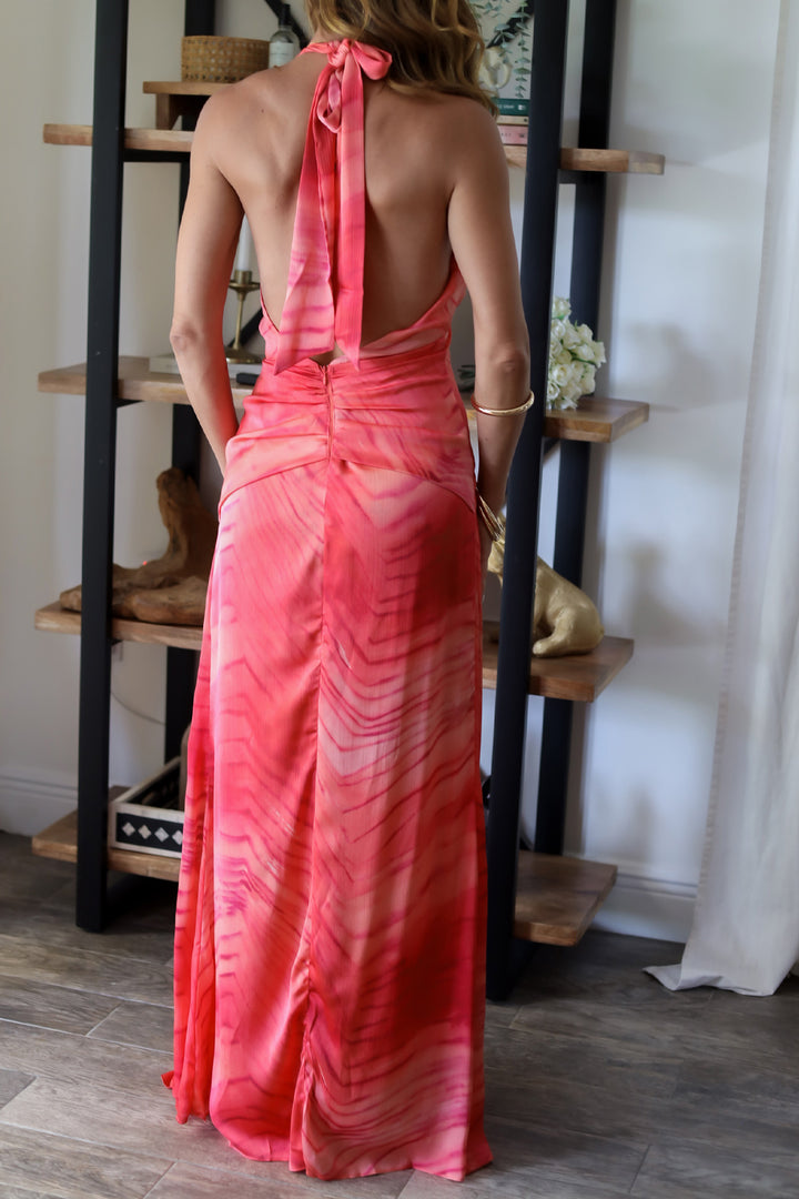 Jules Maxi Dress - Cherry