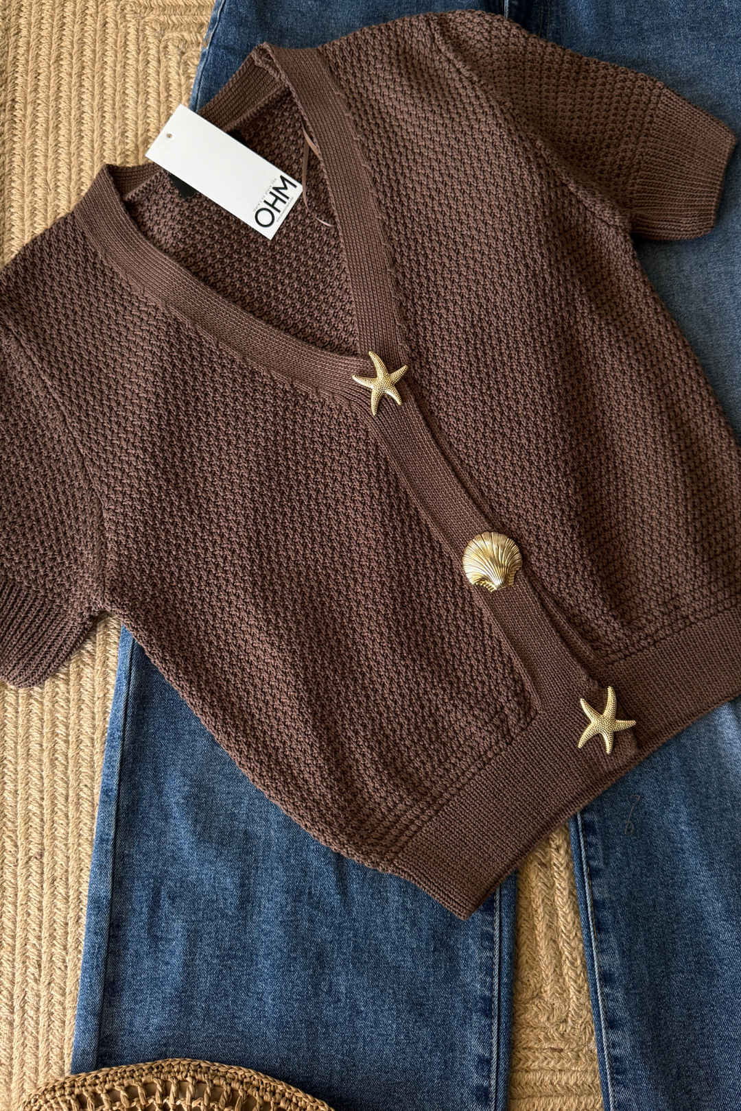 Coastal Shell Knit Top - 2 Colors