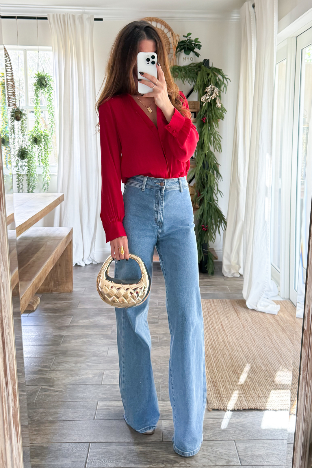 The Aria Button Down Blouse- 2 Colors