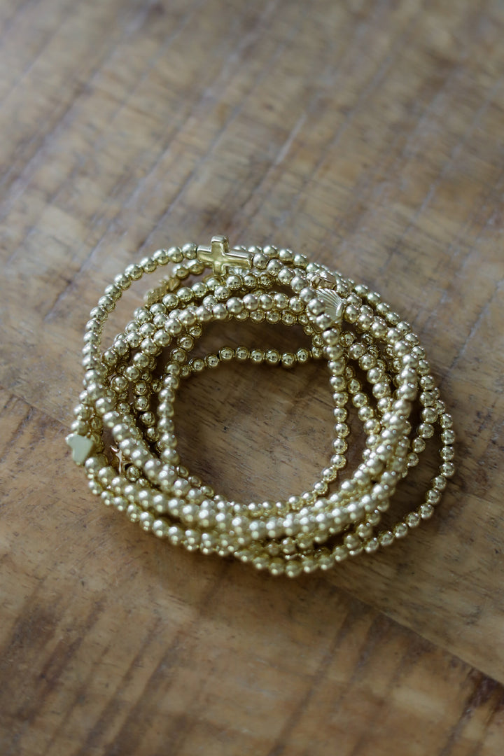 September Gold Bracelet Set