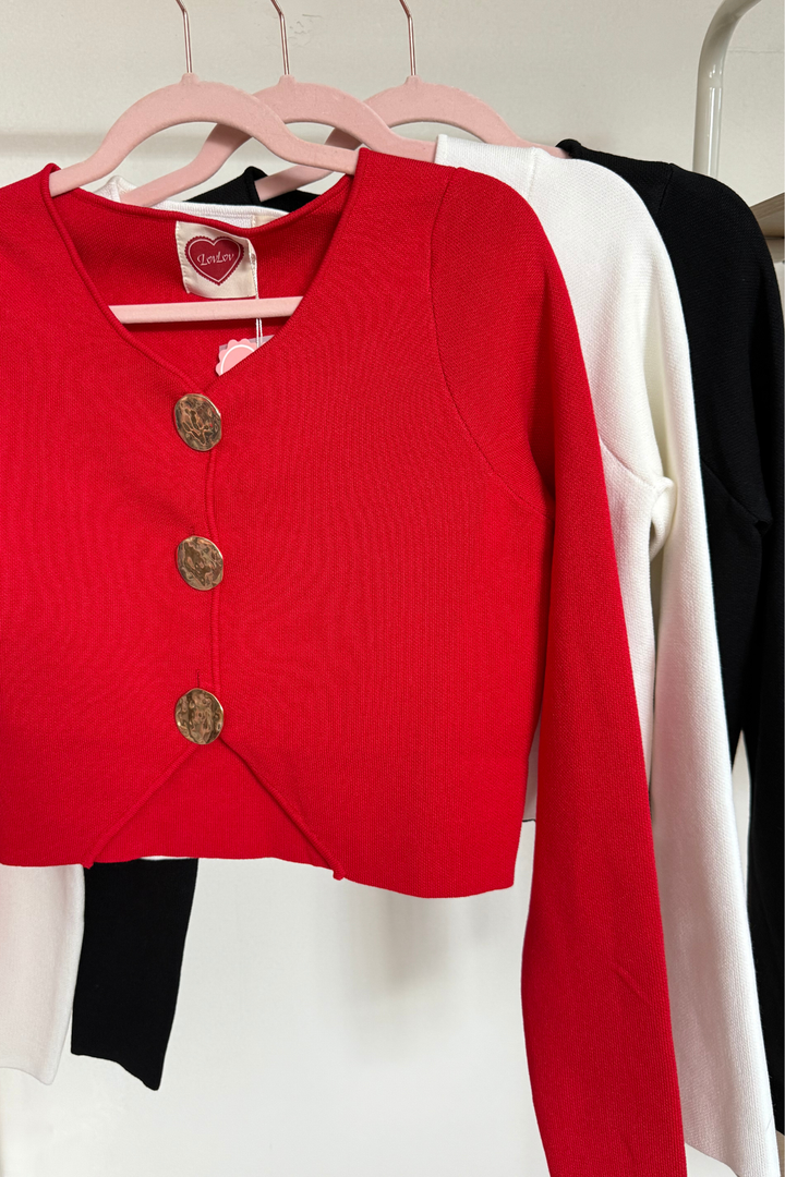 Holly Holiday Cardigan - 3 Colors