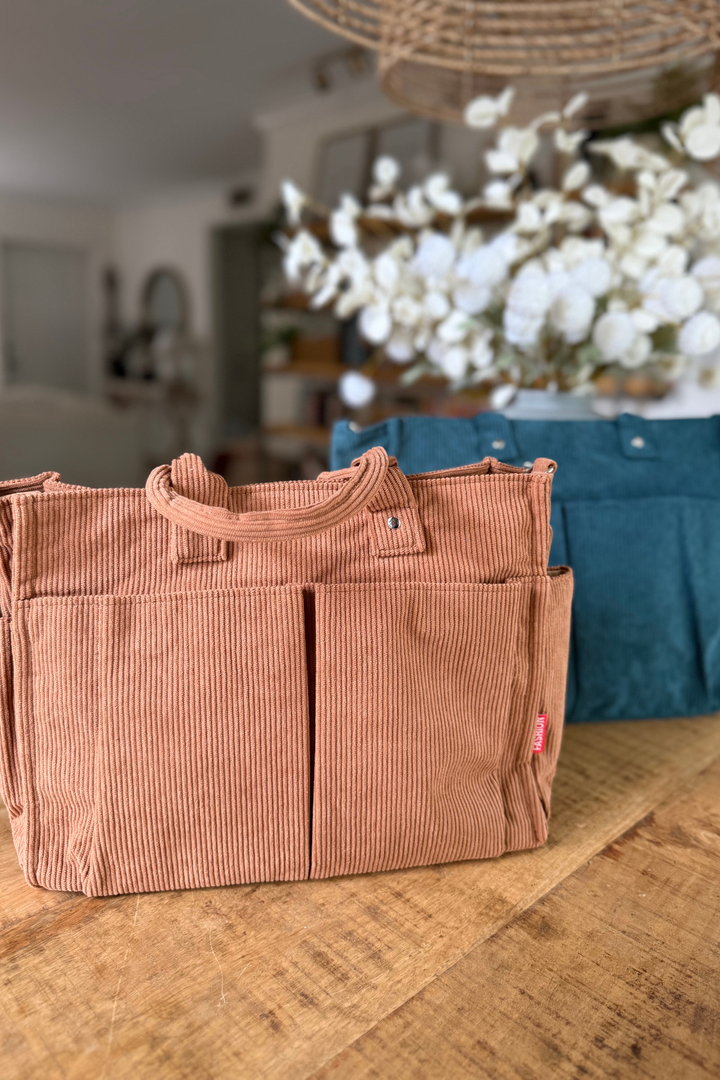 Sienna Corduroy Tote - 2 Colors