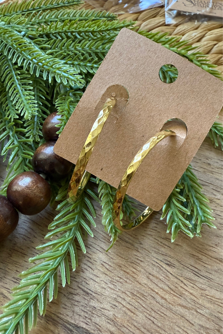 Ava Gold Hoops