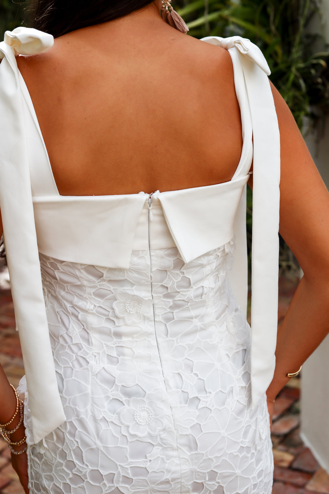 Nicola Appliqué Floral Midi