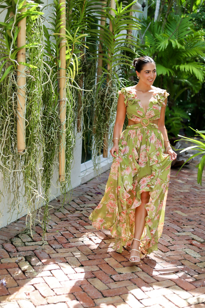 Roselle Garden Maxi