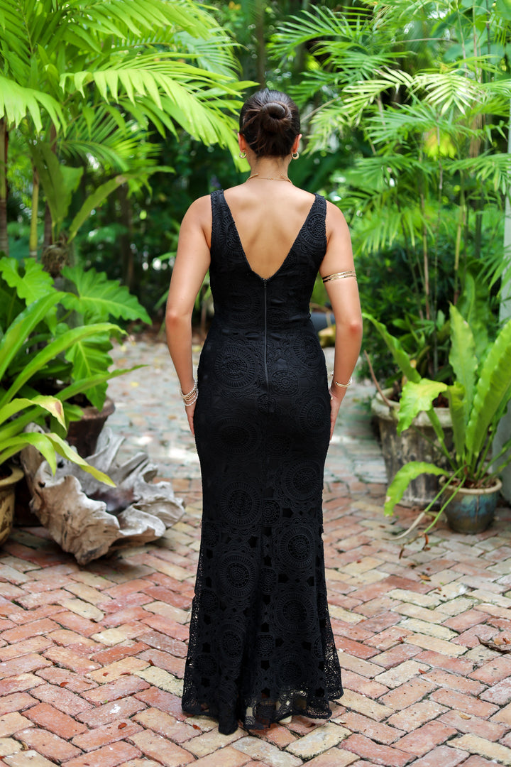 Amora Crochet Maxi Dress- 3 Colors