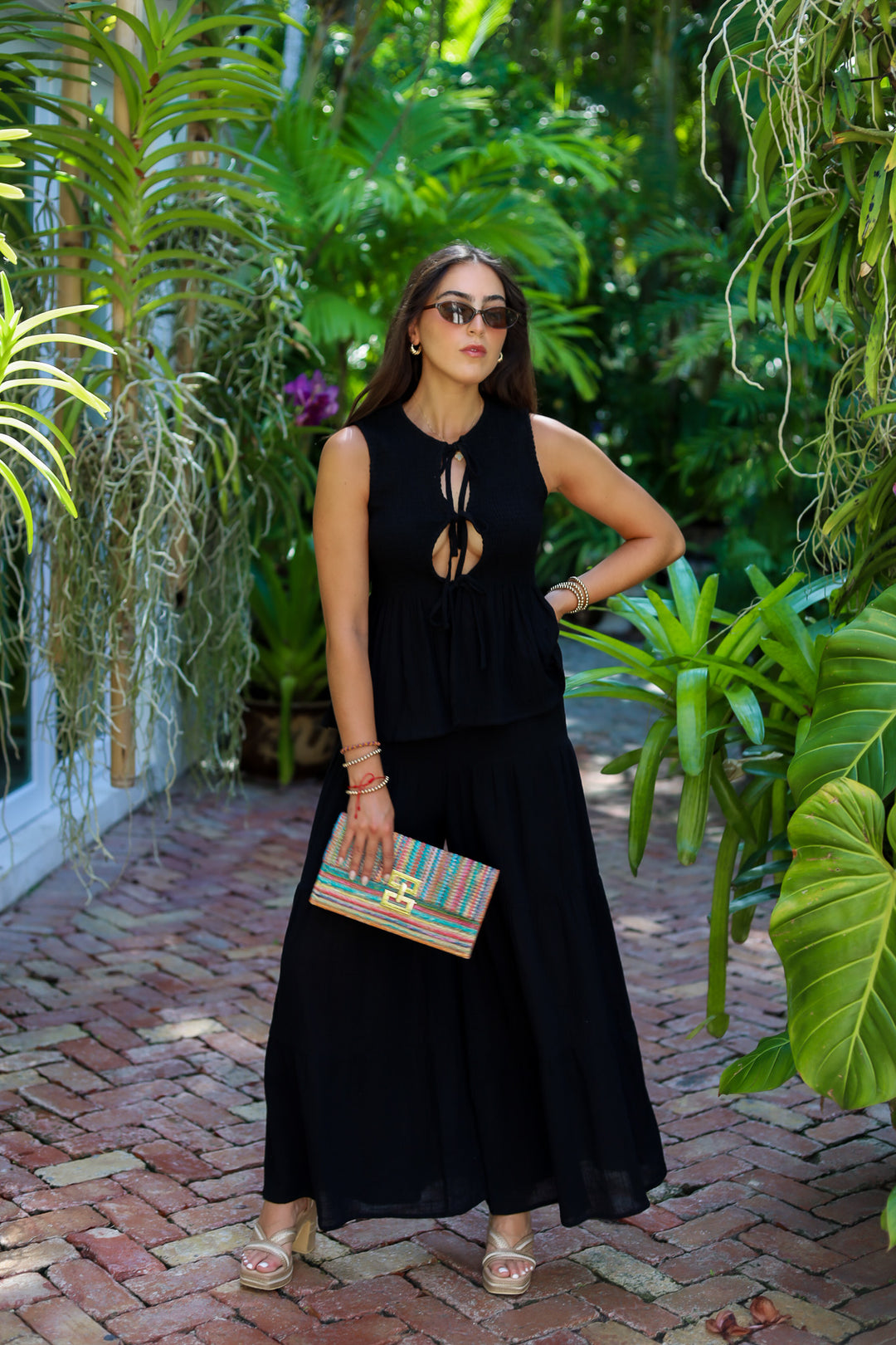 Helena Peplum Pant Set