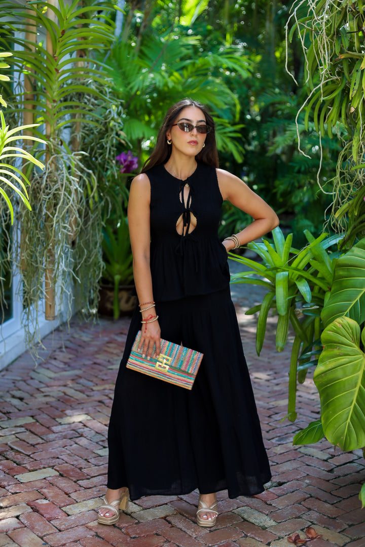 Helena Peplum Pant Set