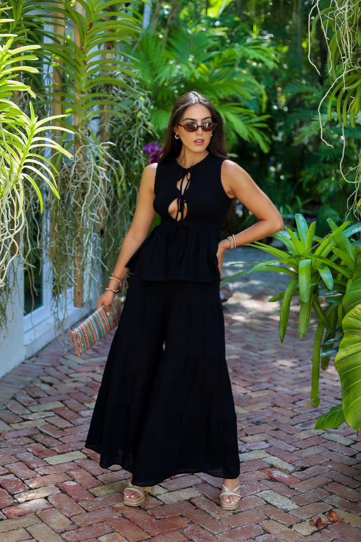 Helena Peplum Pant Set