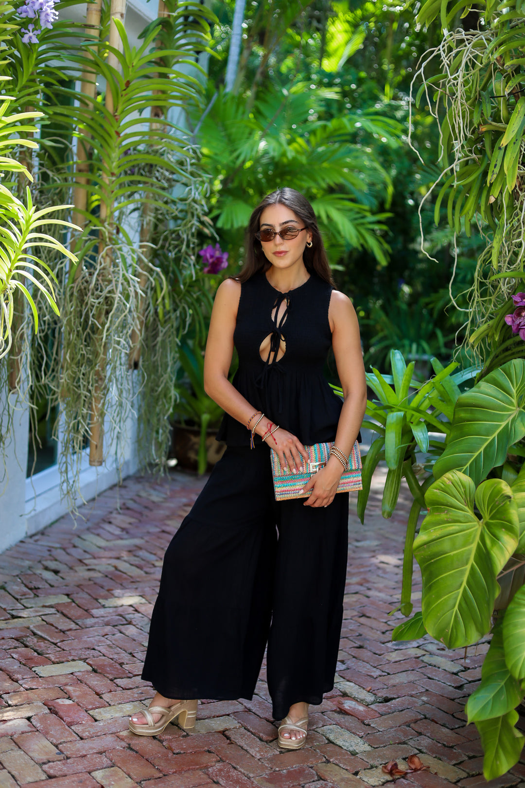 Helena Peplum Pant Set