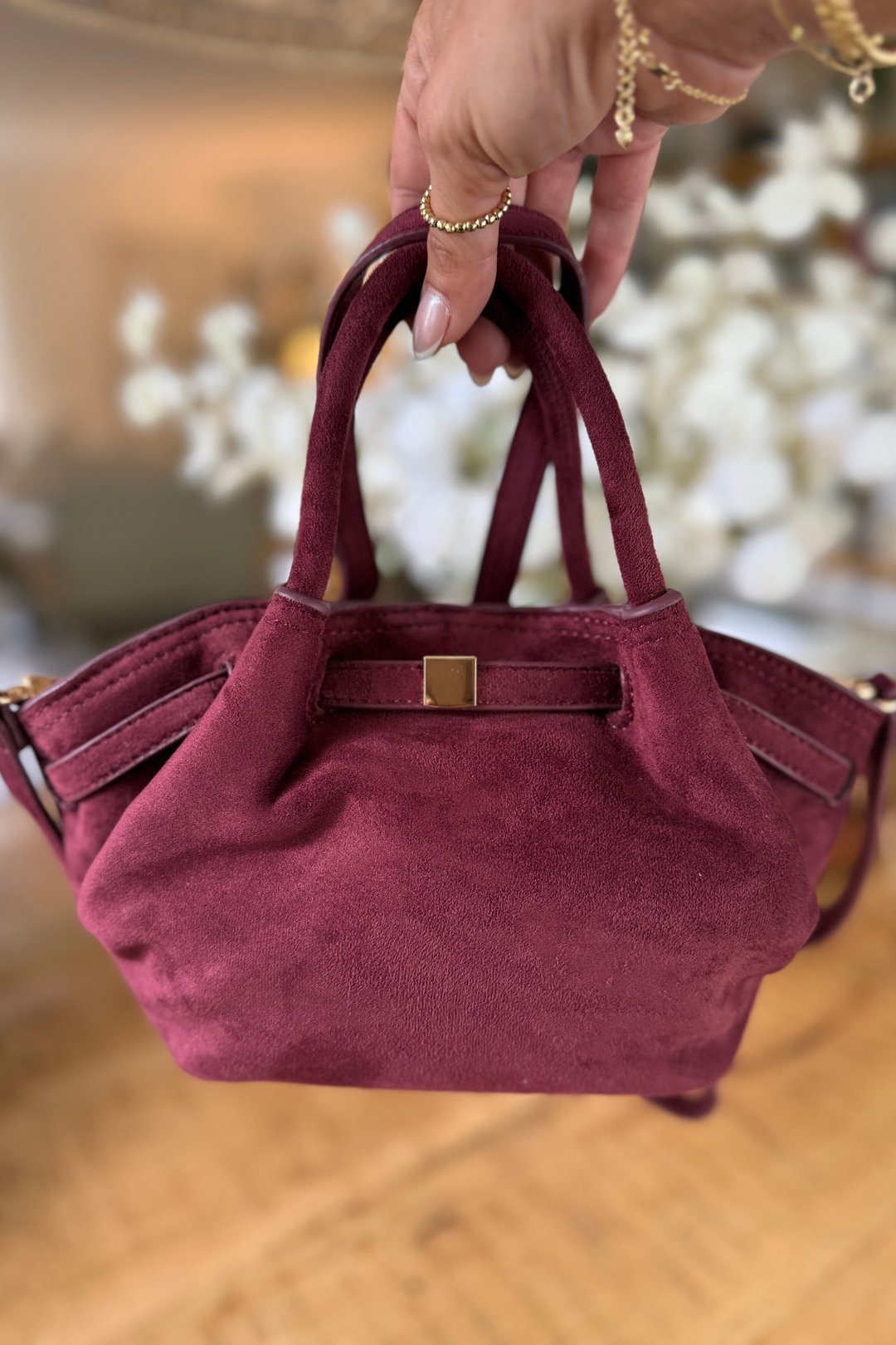 Selena Suede Crossbody