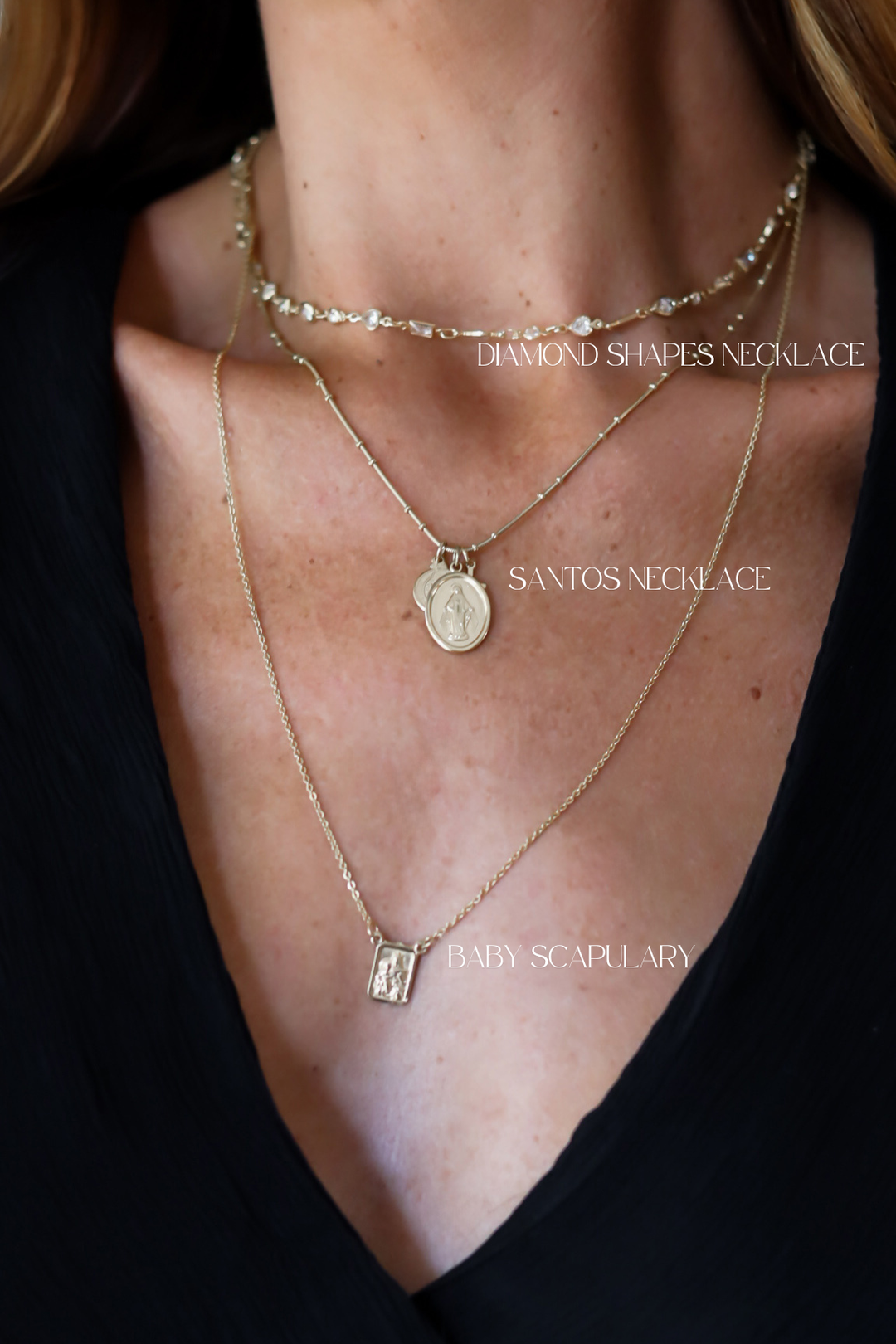 Diamond Shapes Necklace