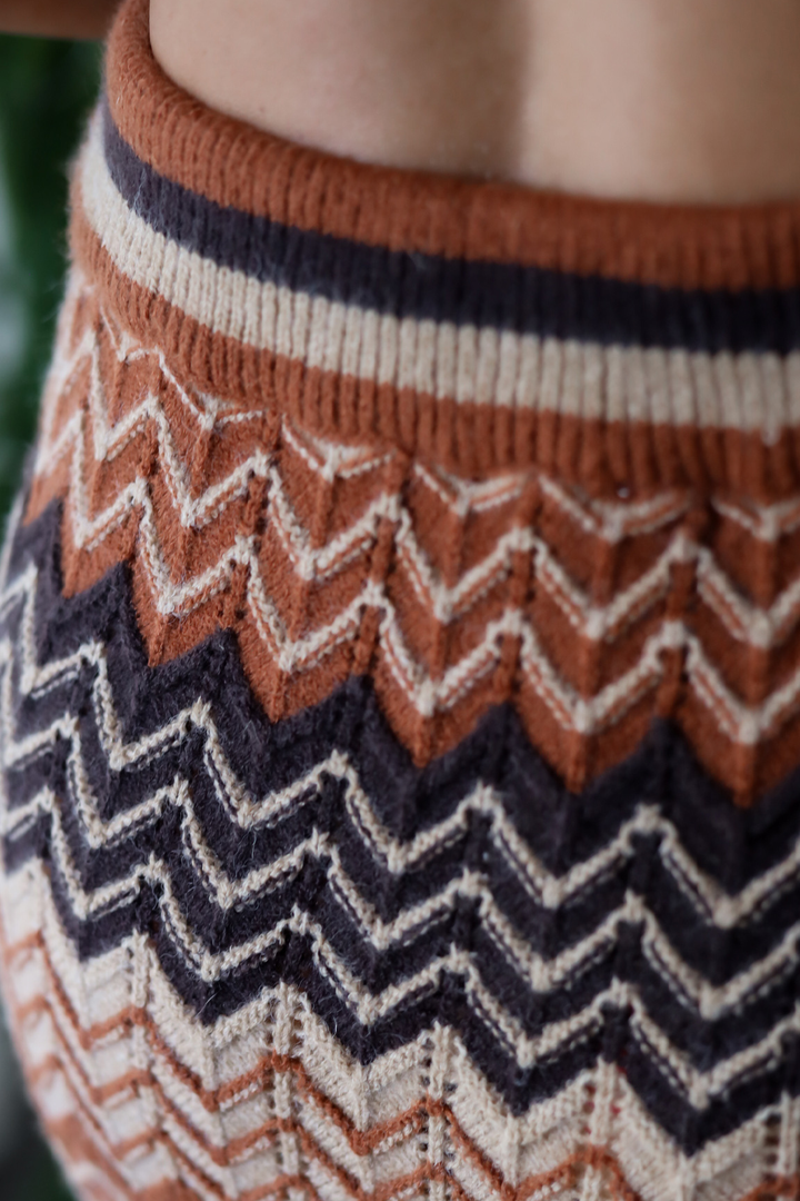 Mila Chevron Skirt