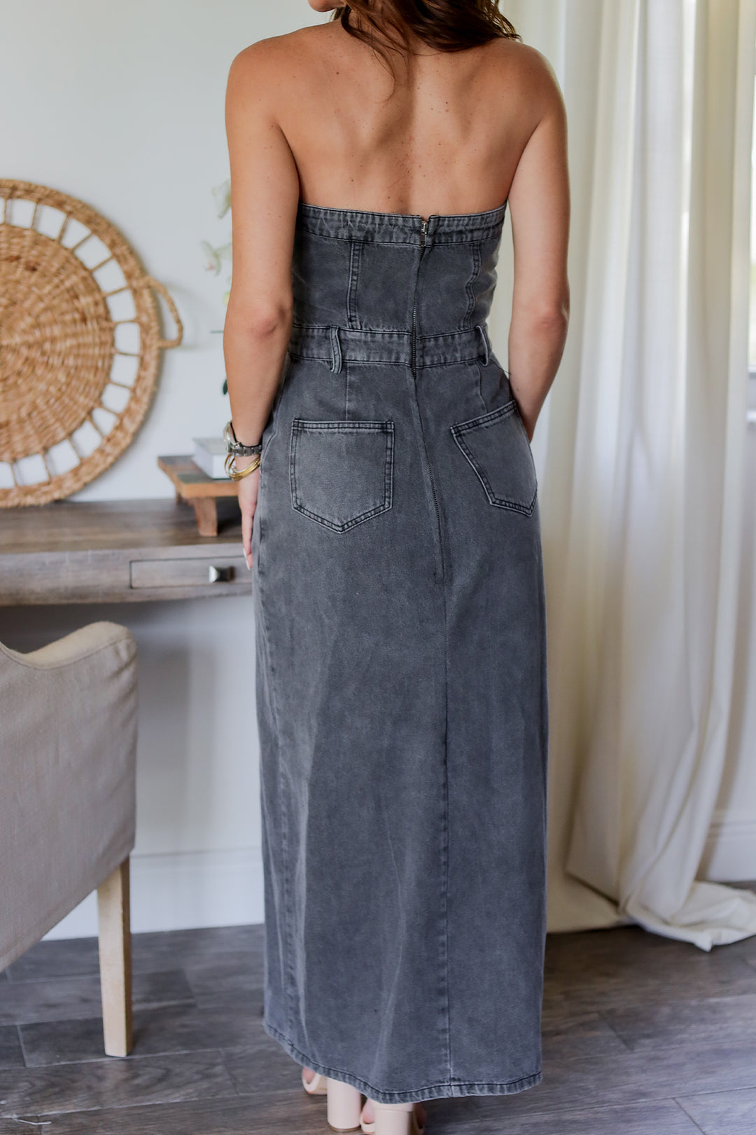 The Amanda Denim Midi