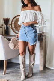 The Cece Denim Skirt