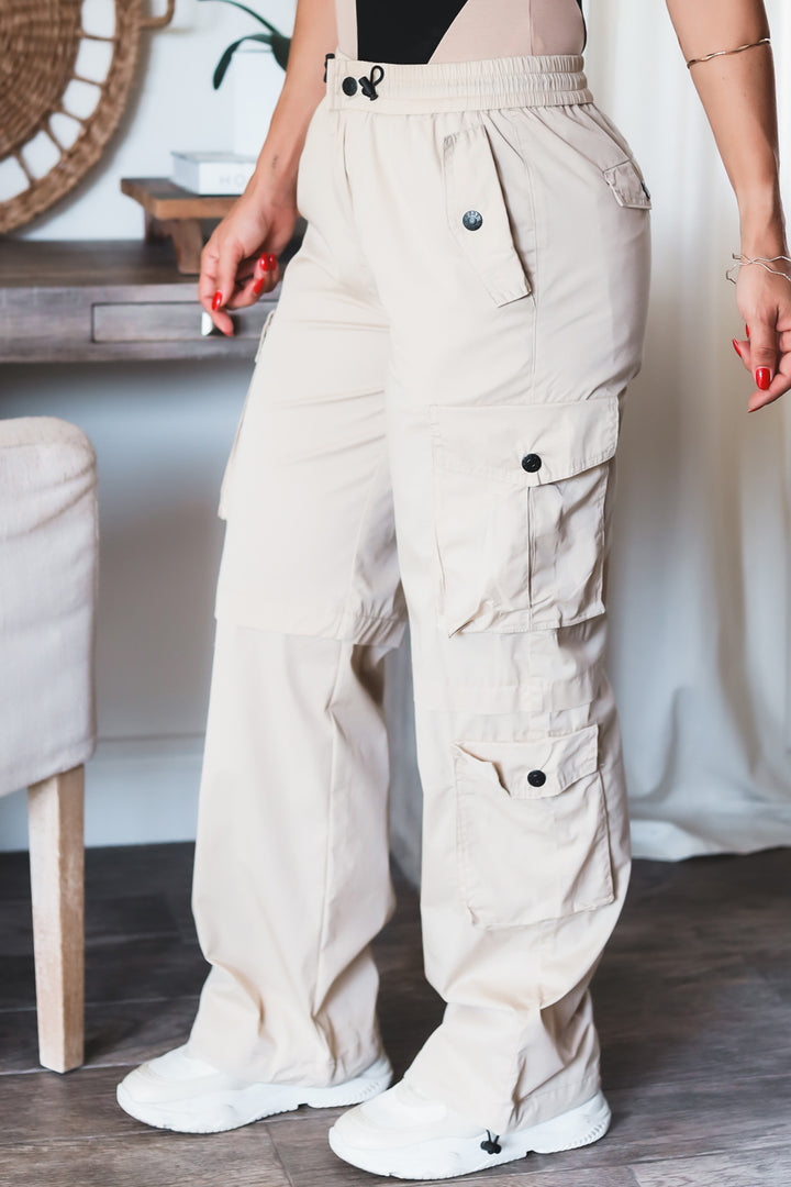 The Carson Cargo Pants-Sand