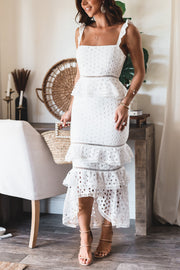 Riviera Eyelet Maxi Dress