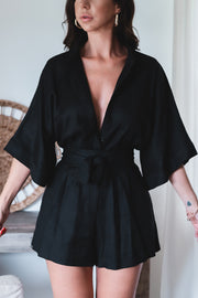 The Maisie Romper-Black