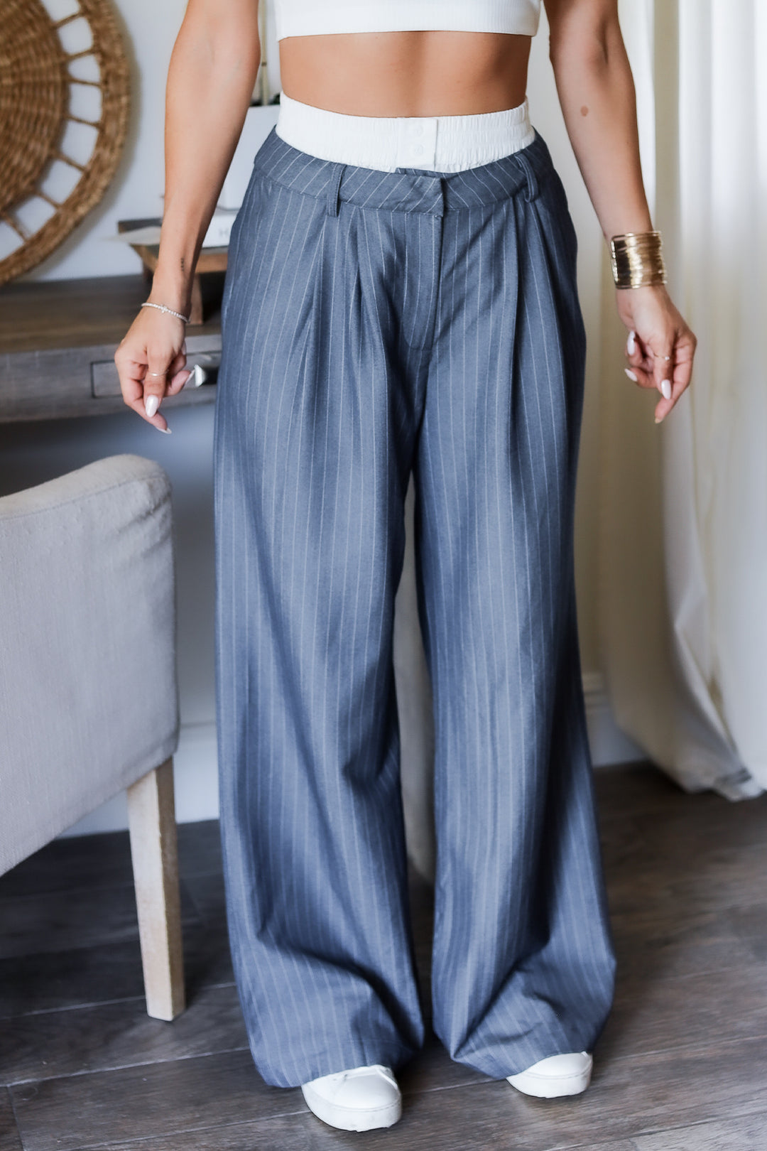 The Molly Pin Stripe Trousers