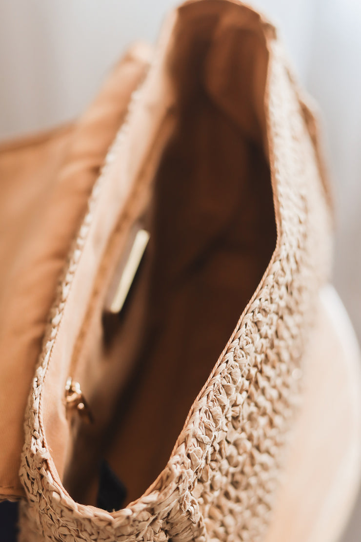 The Laura Crossbody- Natural