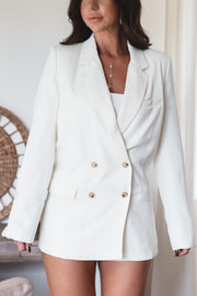 Out of the Office Blazer- Cream