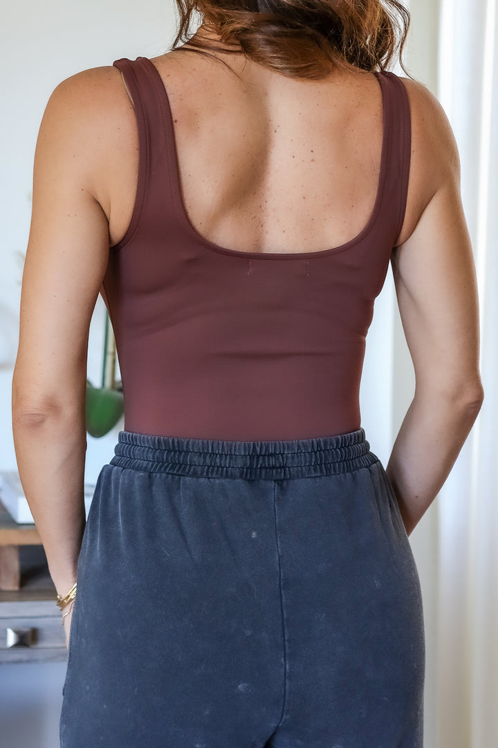The Lily Bodysuit- Brown