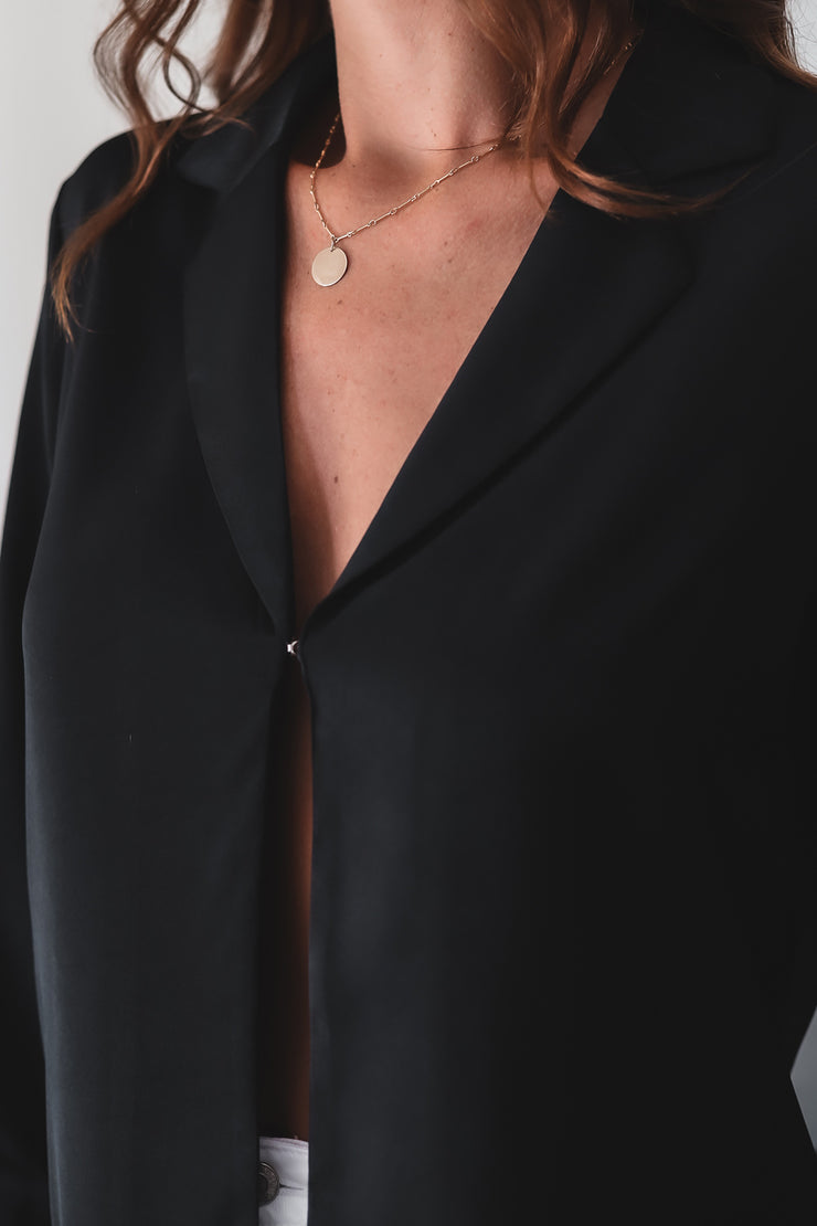 The Mindy Blouse- Black