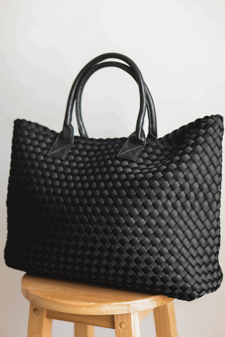 The Karina Woven Tote
