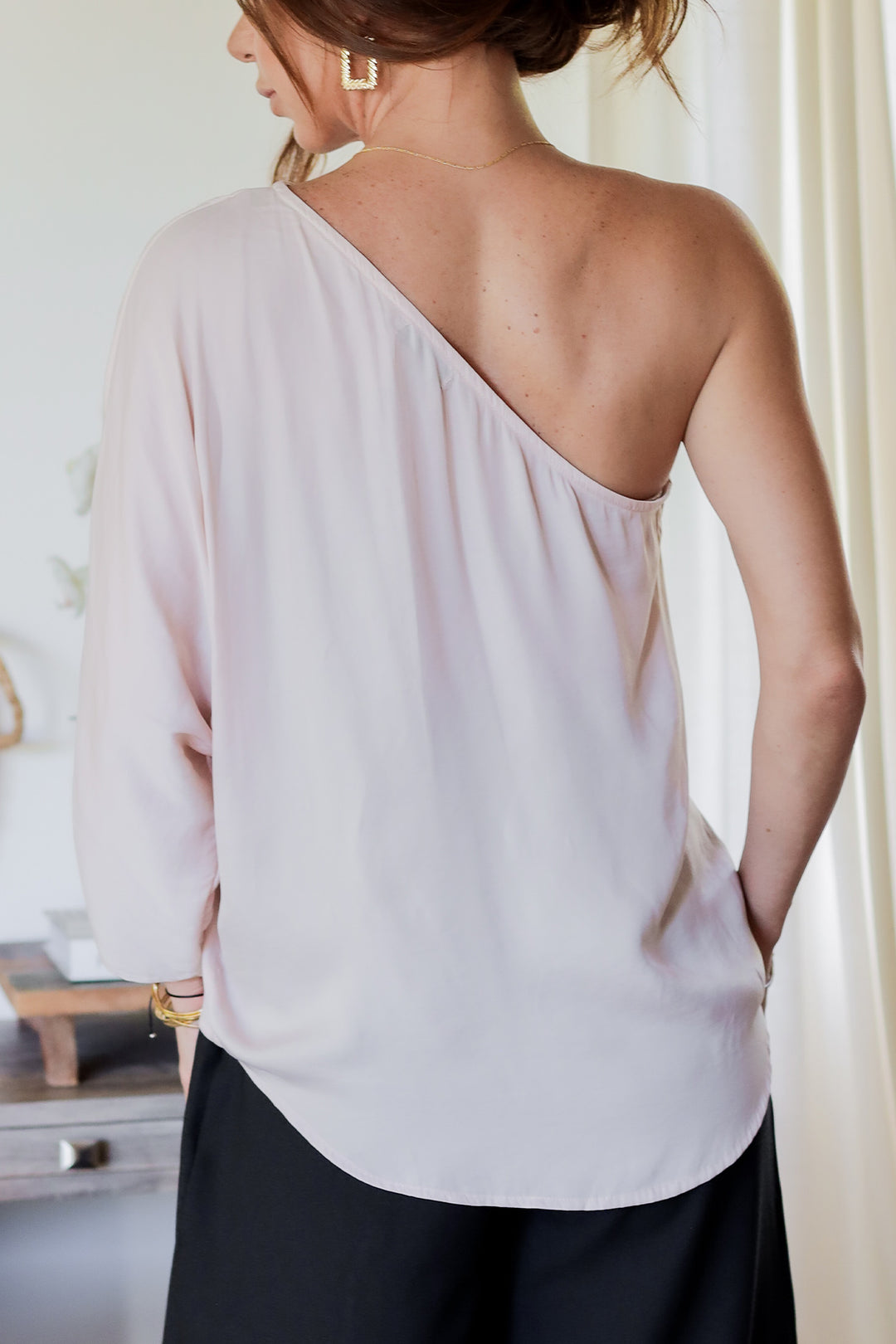 Juliana One Shoulder - Burgundy