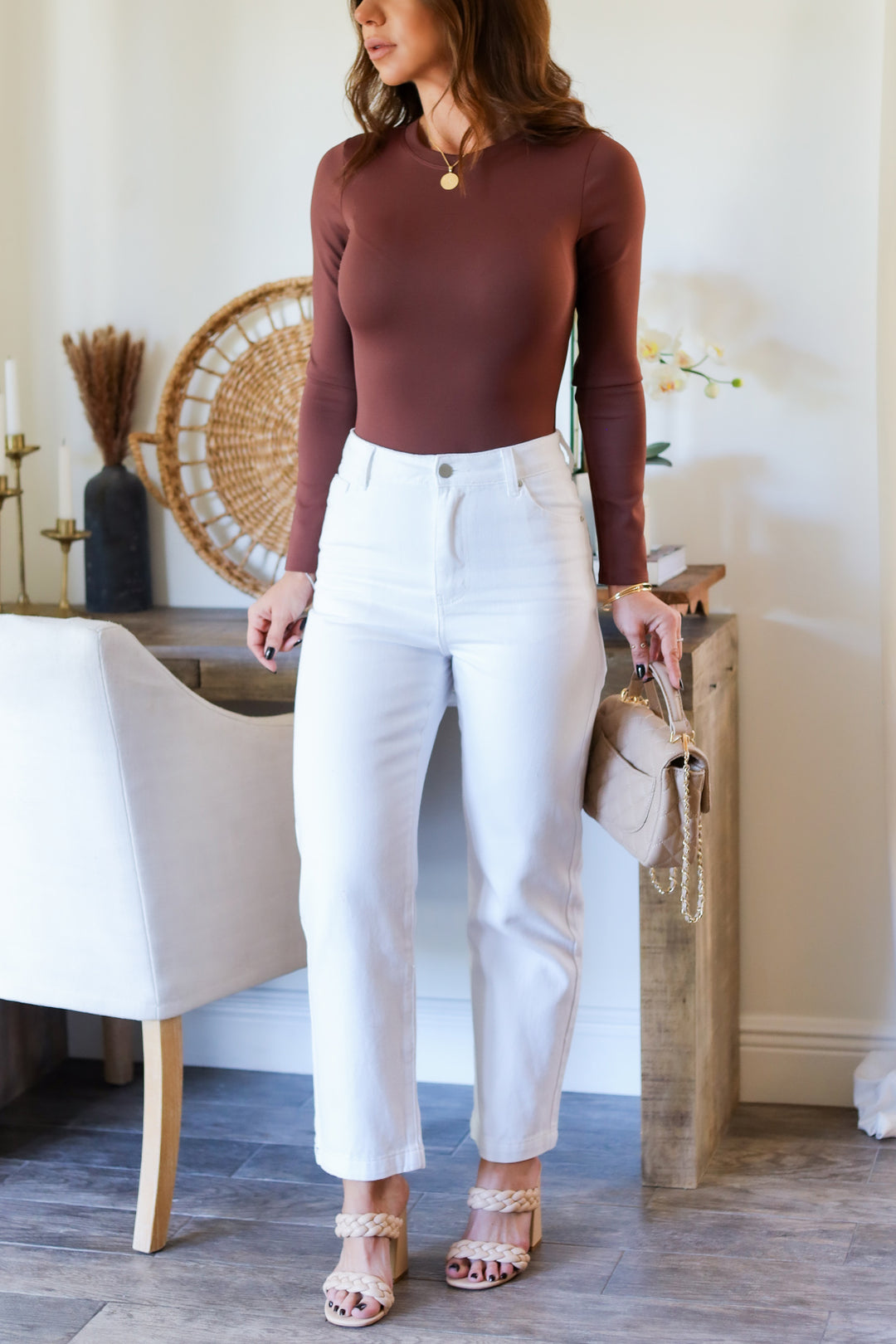 The Tessa Jeans- Off White