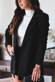 Out of the Office Blazer- Black