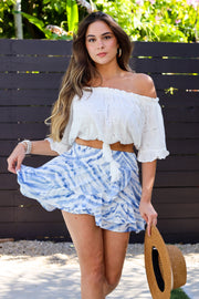 Oceana Asymmetric Ruffle Skirt