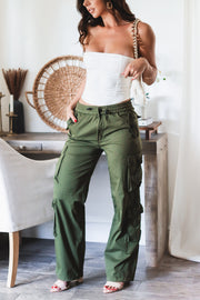 The Carson Cargo Pants- Olive