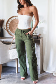 The Carson Cargo Pants- Olive