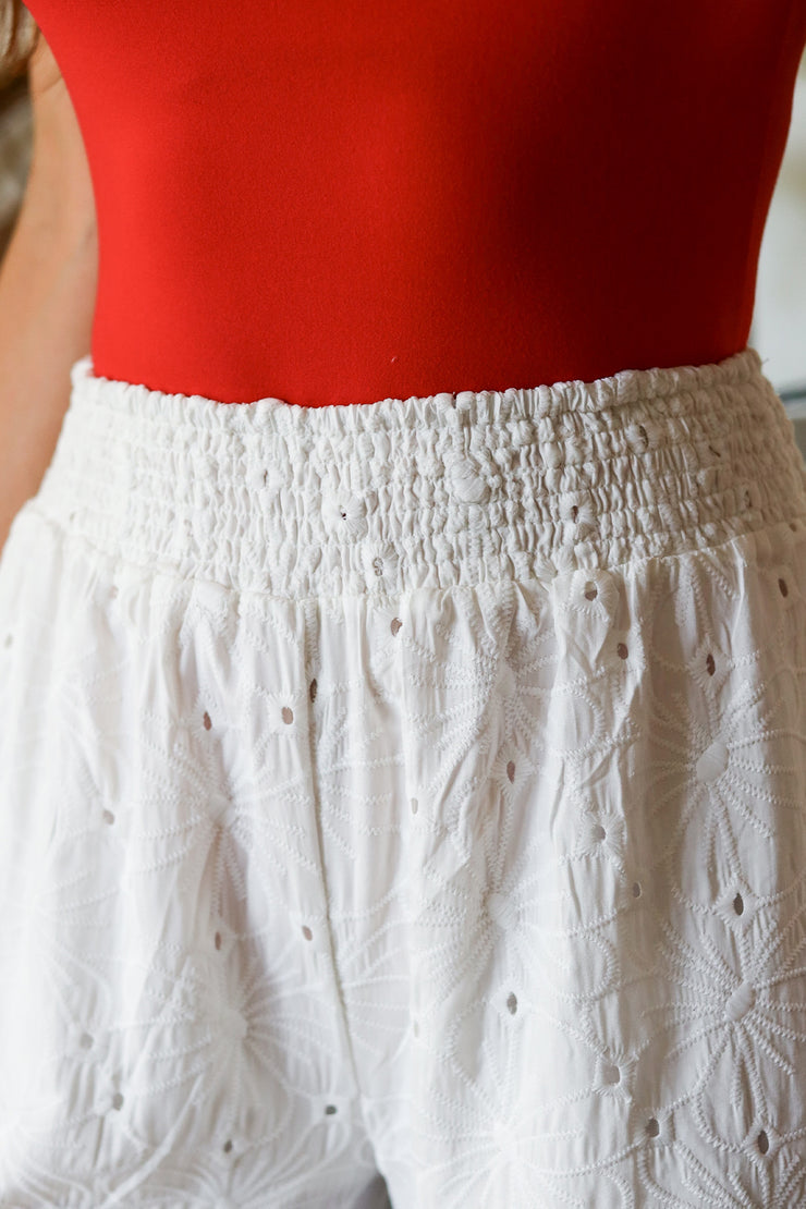 The Everly Eyelet Pants