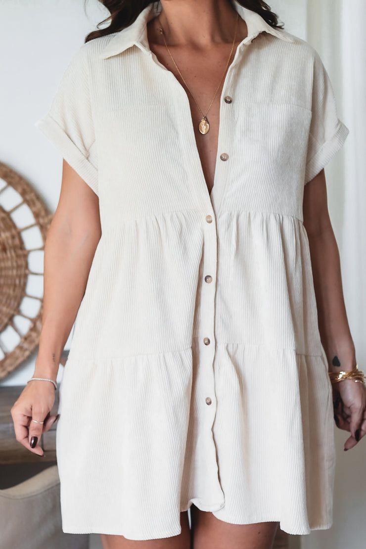 Paulina Corduroy Dress