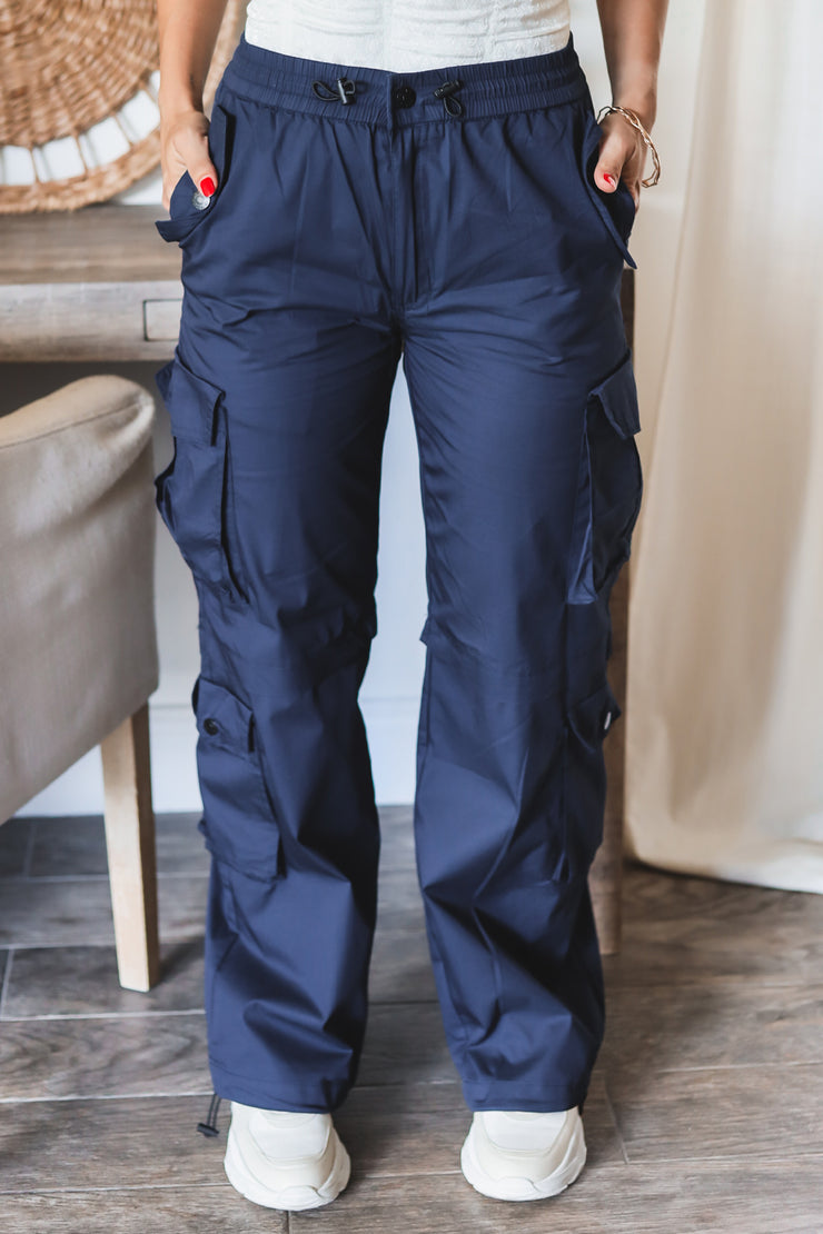 The Carson Cargo Pants- Navy