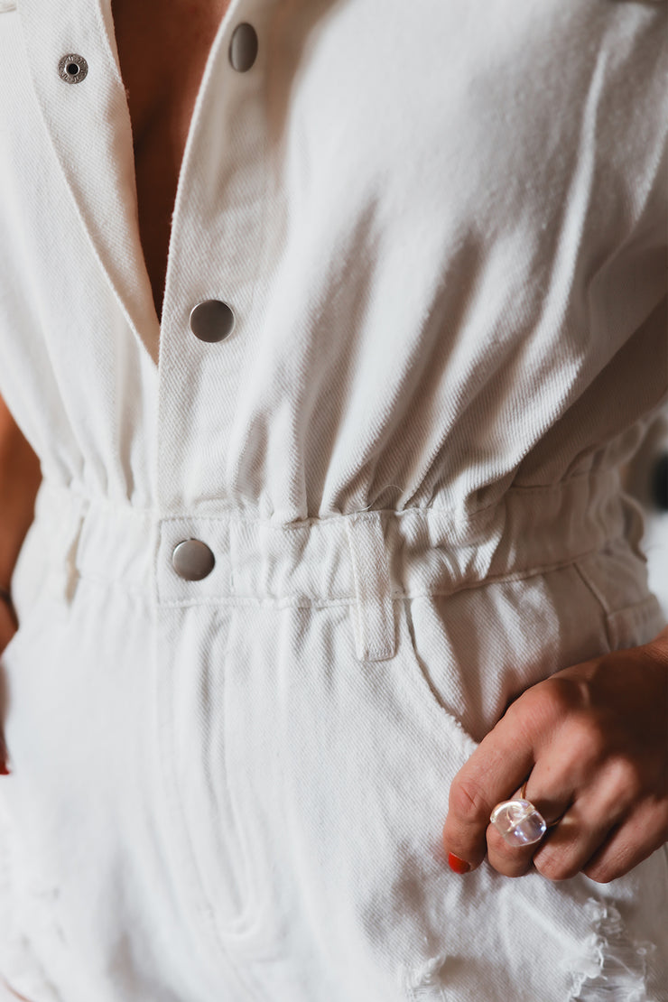 The Broadway Girl Romper- Med. Wash