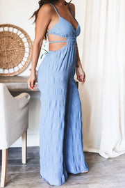 The Sloane Jumpsuit- Lt. Blue