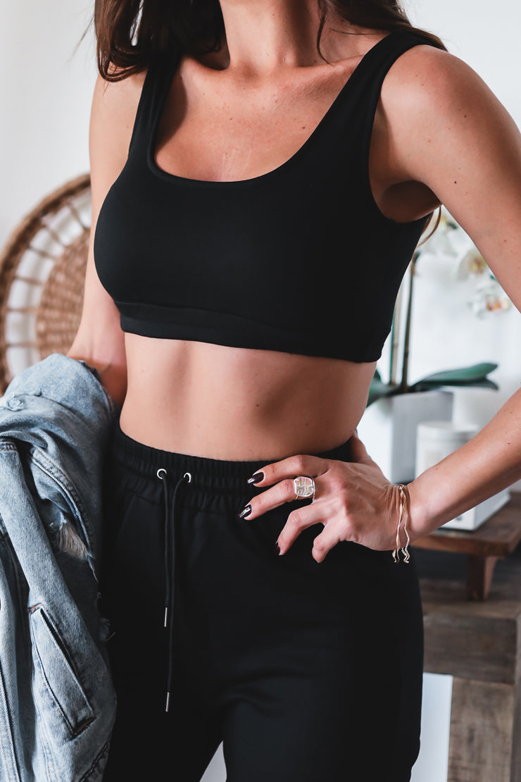 The Jenna Lounge Set- Black