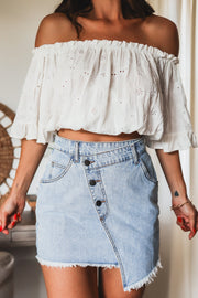 The Cece Denim Skirt