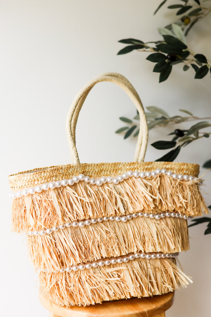 The Villa Straw Tote Bag