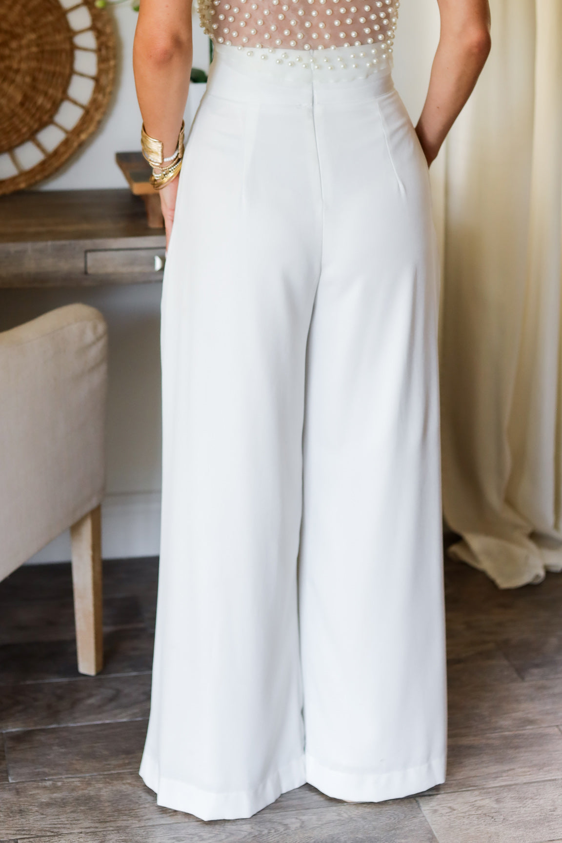 パンツ OFF WHITE Women Palazzo Pants OWCA18ES25FA B001 6G00 BROWN Brown Gingham Palazzo Pants for Women, Soft Womens Wide Leg