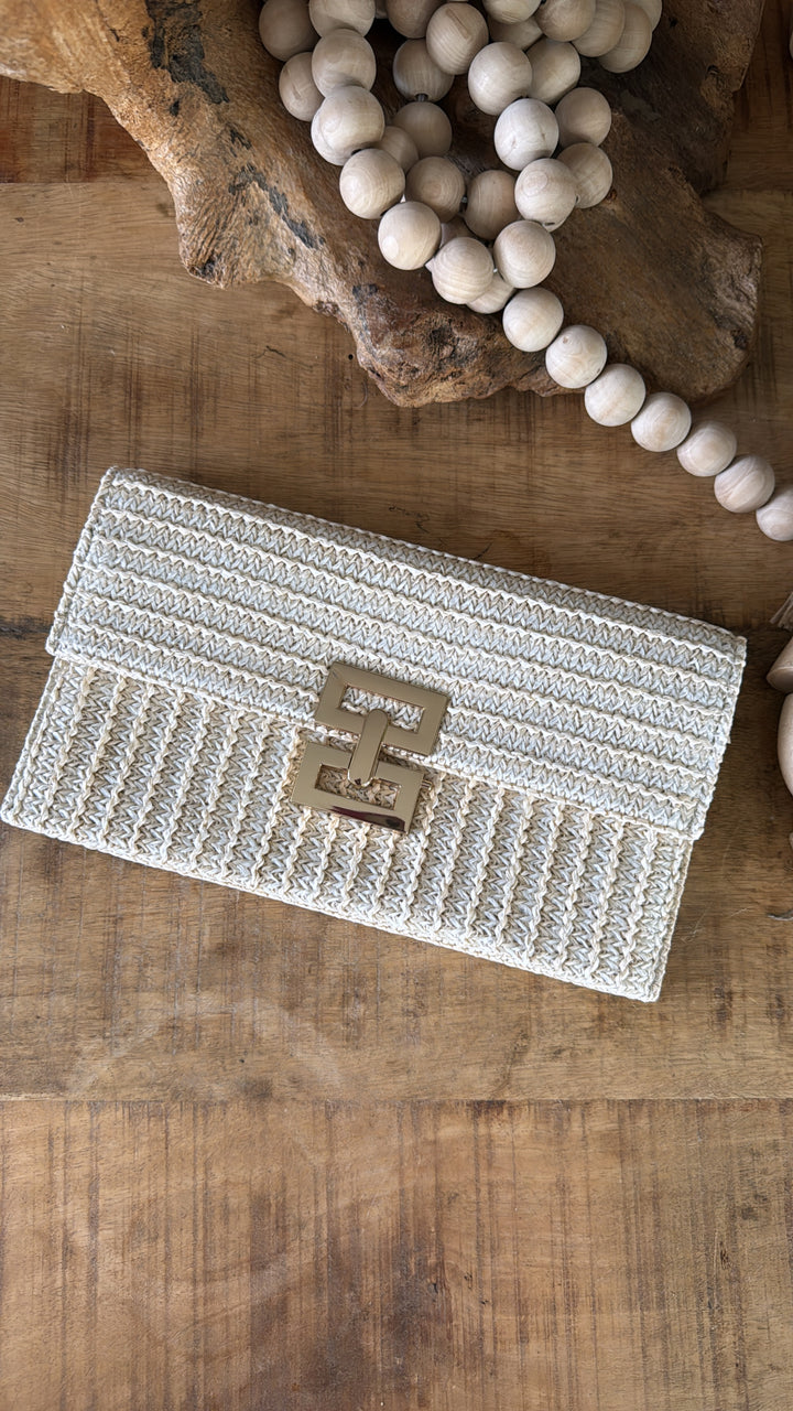 Maui Woven Clutch