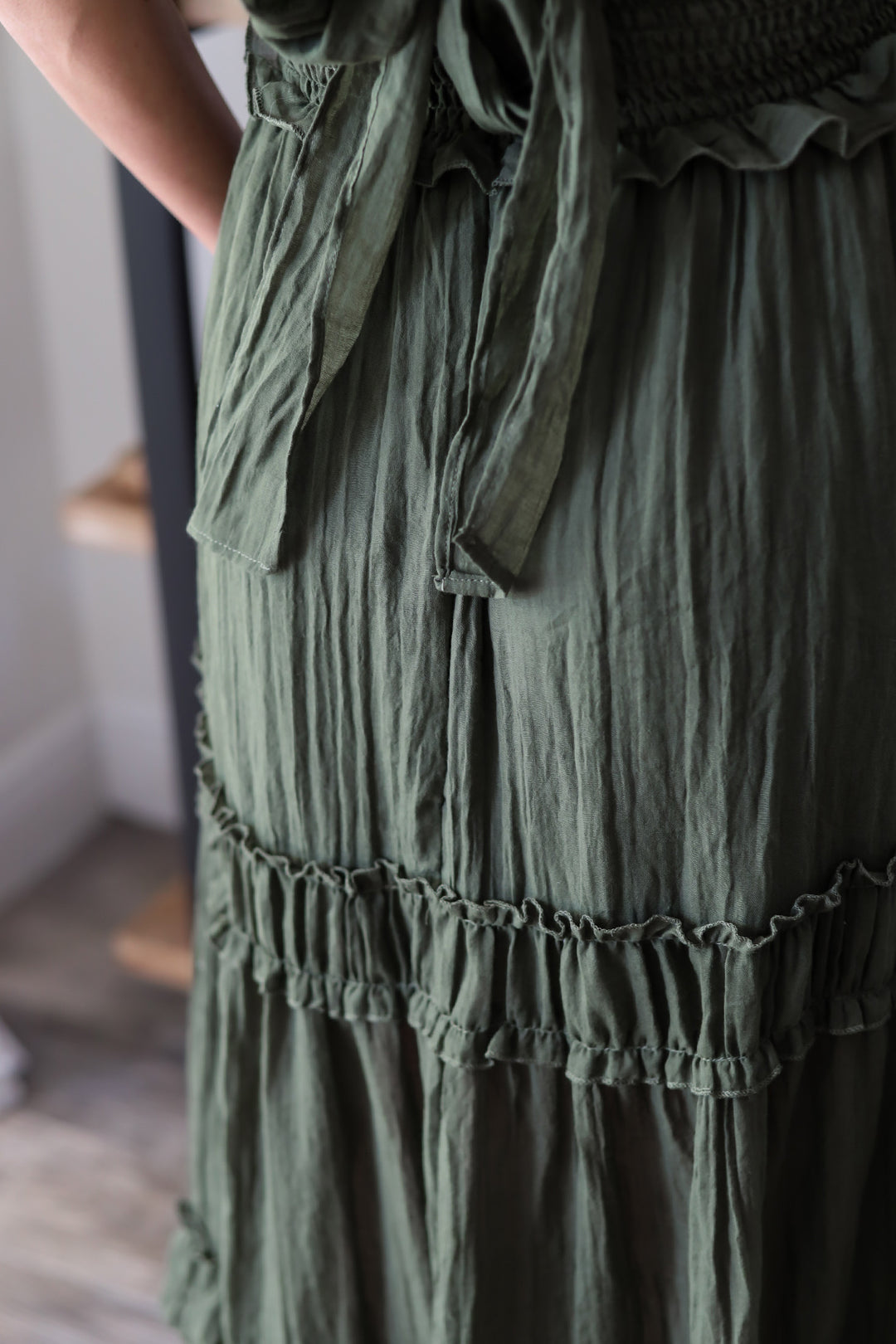 Michelle Ruffle Maxi Dress - 2 Colors