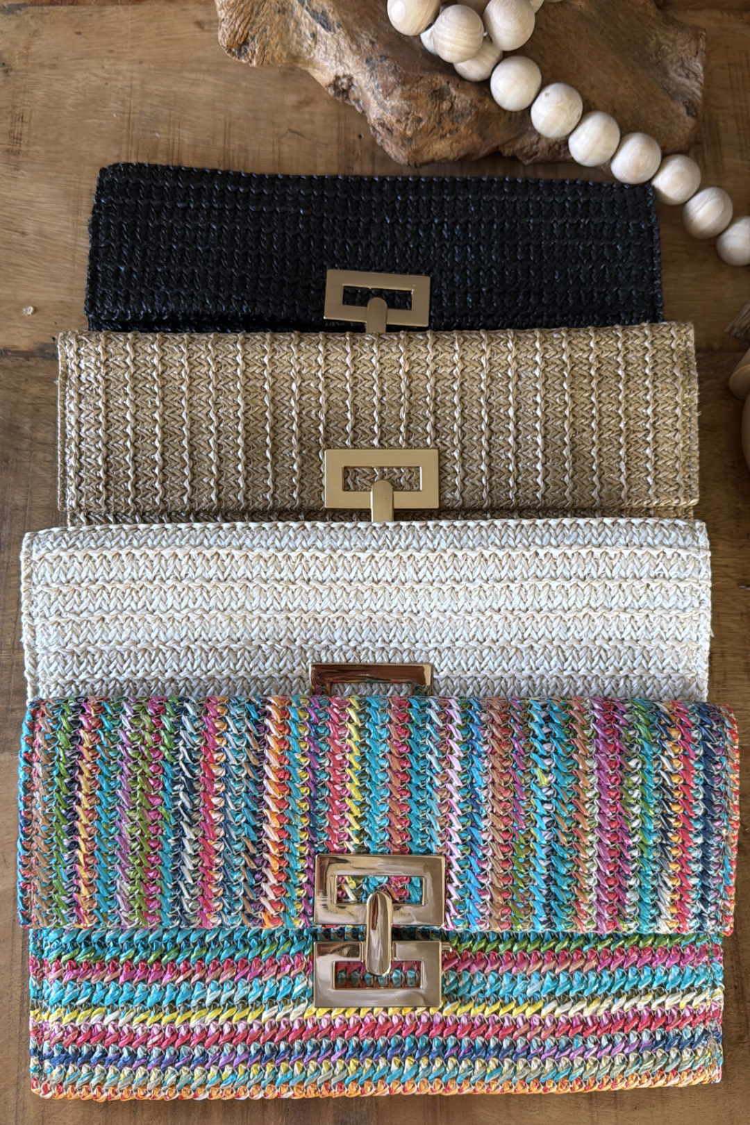 Maui Woven Clutch